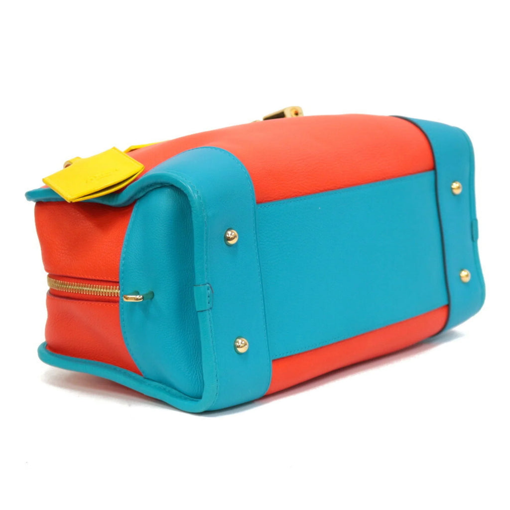 Pre-Owned Multicolor Leather Handbag F269575