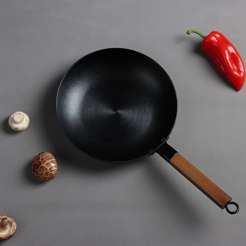 10.23 Inch Uncoated Cast Iron Skillet with Glass Lid A178721