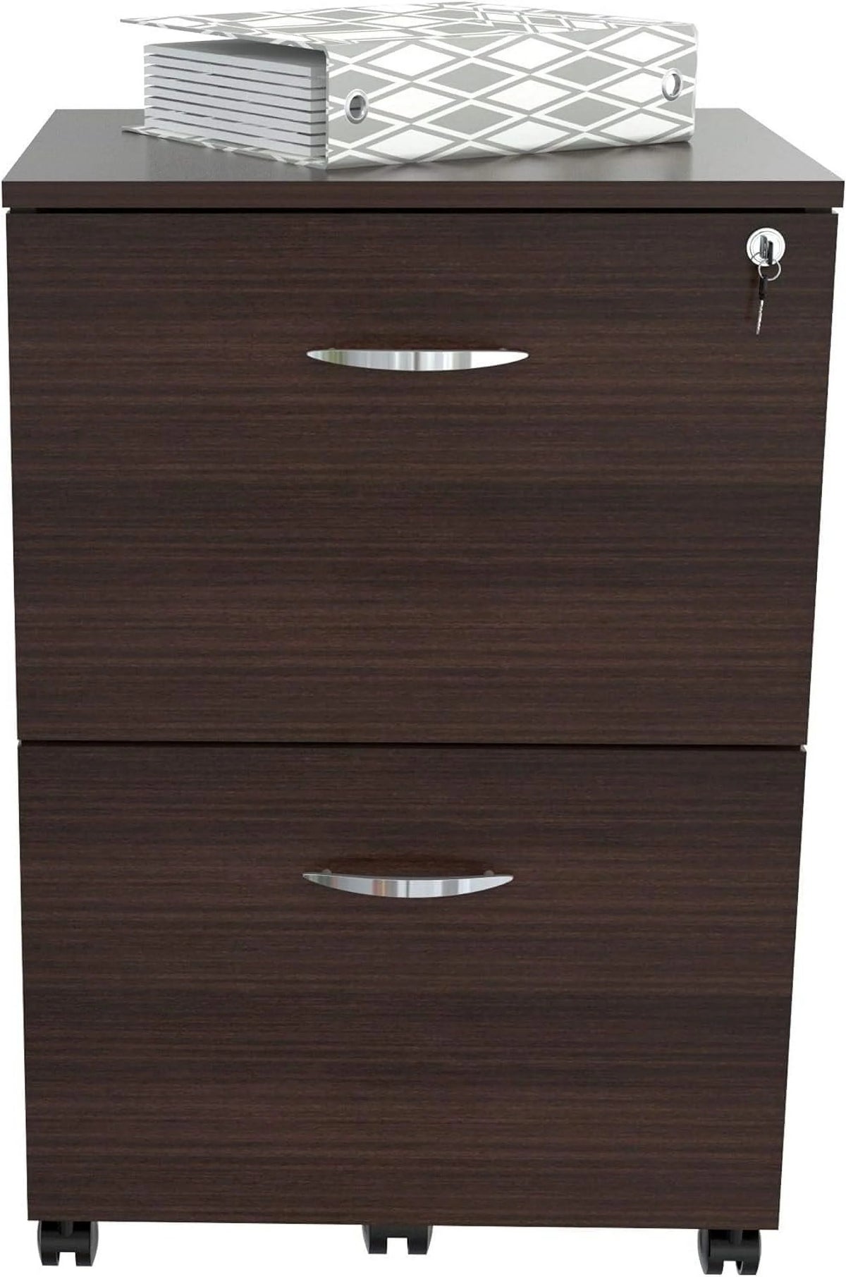 2-Drawer Espresso File Cabinet O25830