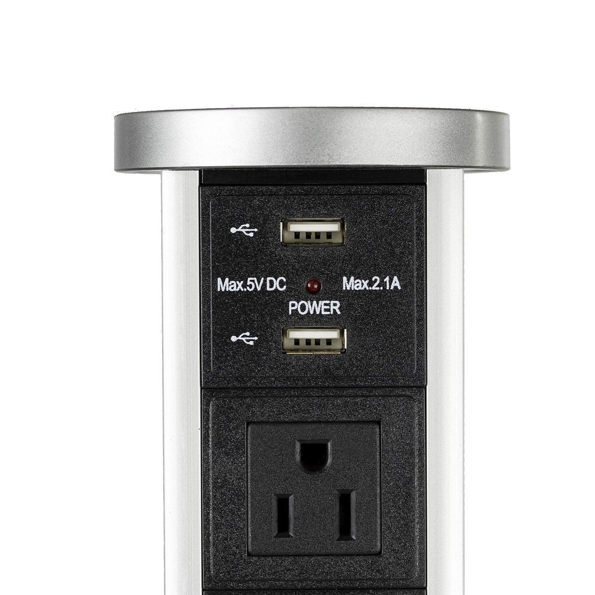 110V Automatic Pop Up Outlet Retractable Countertop Power Socket N3756