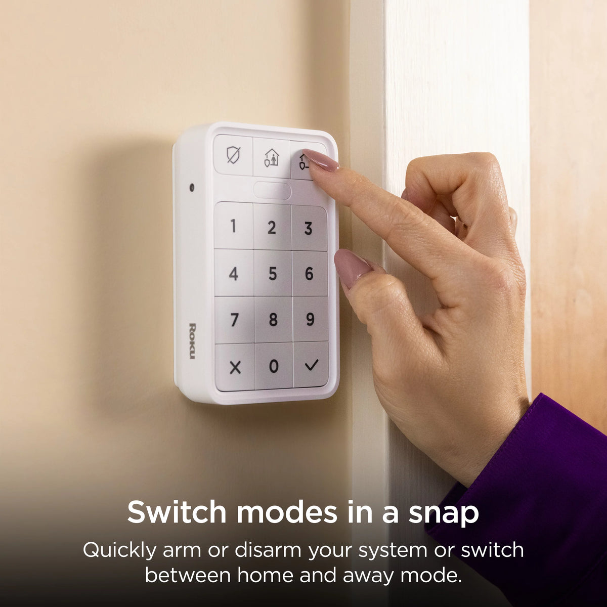 Wireless Indoor Keypad with Panic Button H80819
