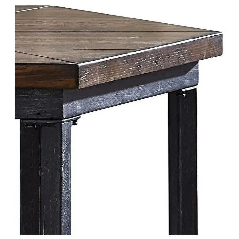 Mocha Hexagonal End Table D8941