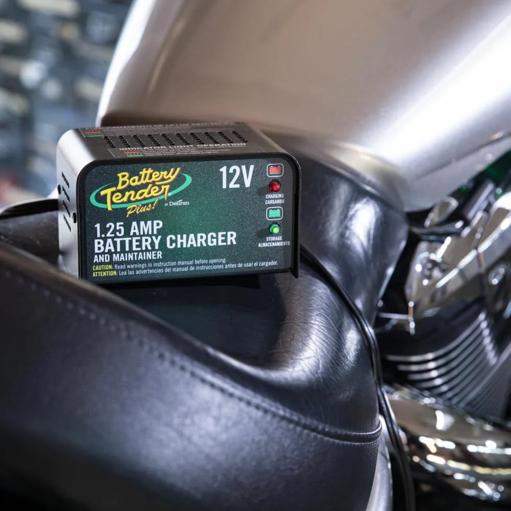 12V 1.25 AMP Battery Charger and Maintainer H378