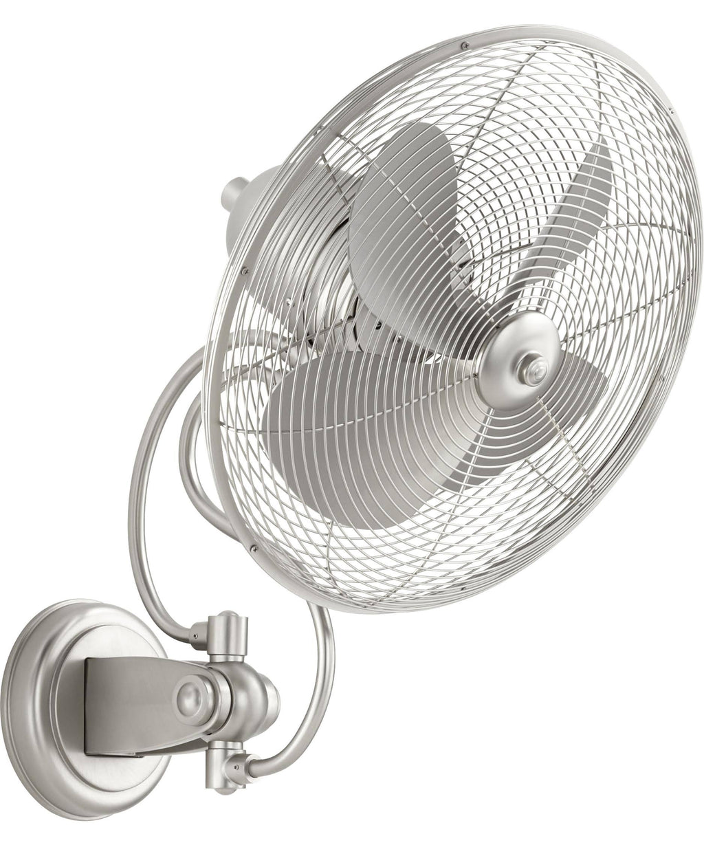 Satin Nickel Wall Fan Q957