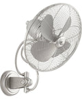 Satin Nickel Wall Fan Q957