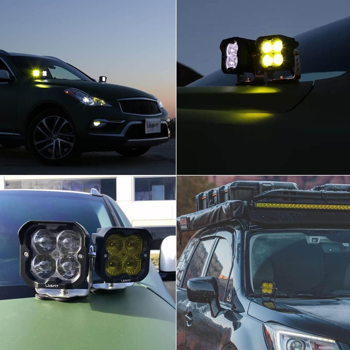 3" SAE Driving Lights White Sport Beam LED Pods with TIR Optics, Pair L996779