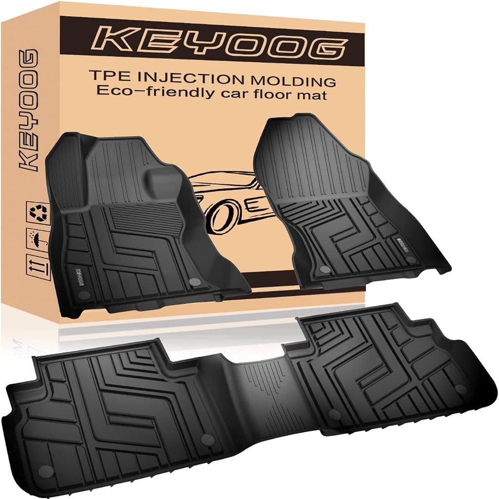 Black TPE Car Floor Mats for Subaru Forester C852
