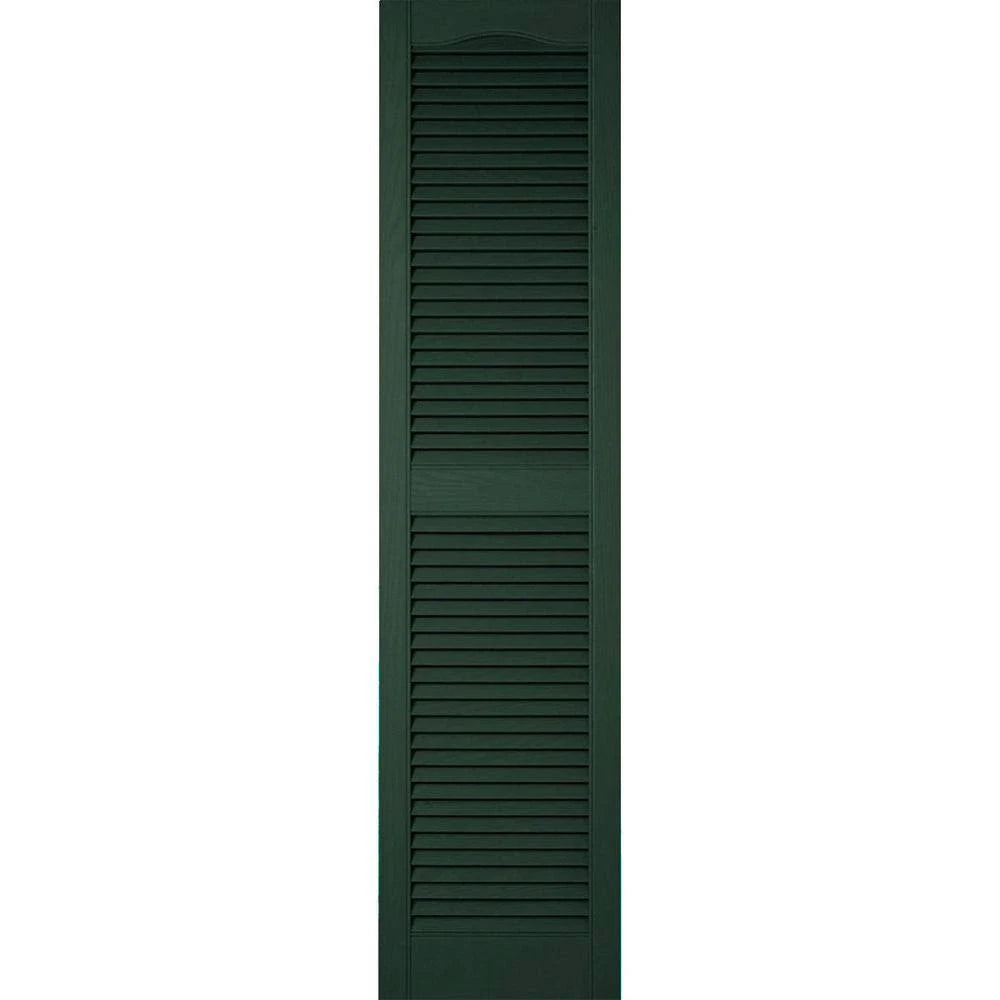 Midnight Vinyl Open Louver Shutters Per Pair A537494
