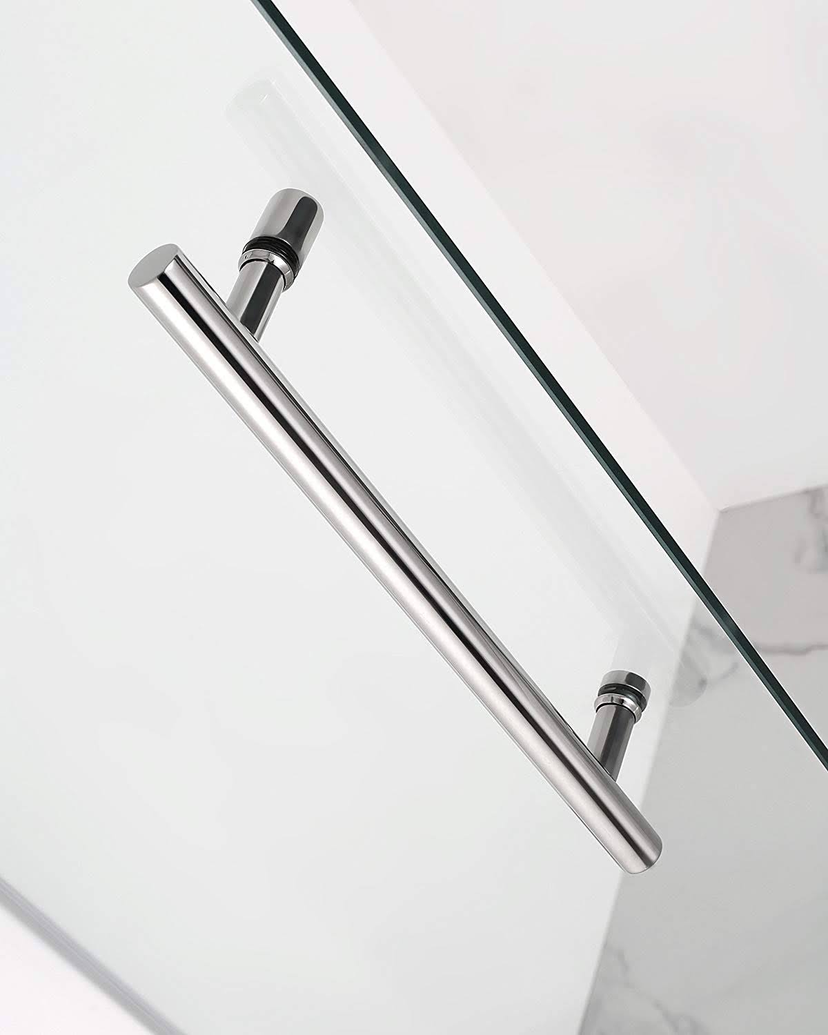 72x22 High x 28x22 Wide Frameless Shower Door Chrome F433974