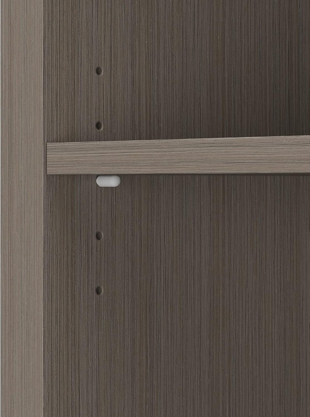 Tall 6 Shelf Bookcase with Doors in Restored Gray G5174
