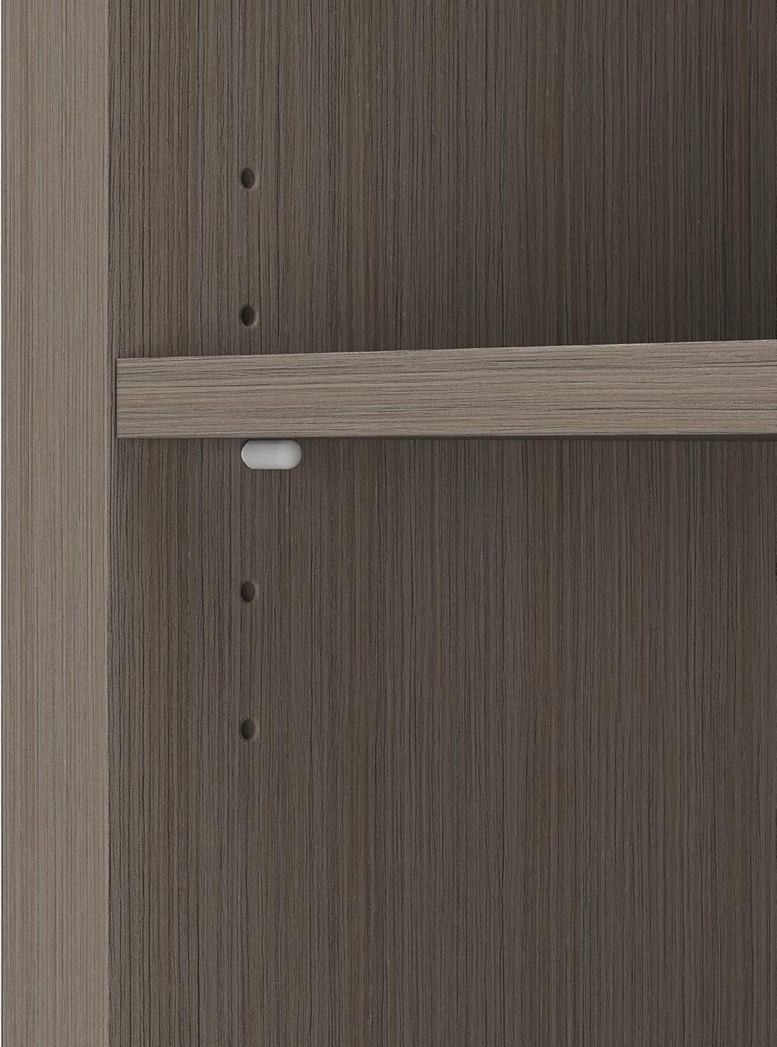 Tall 6 Shelf Bookcase with Doors in Restored Gray G5174