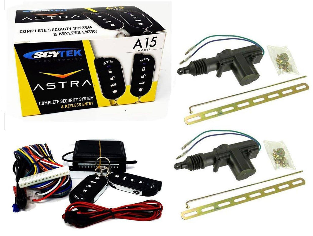 Keyless Entry Car Alarm Security System, 2 Key 2 Door Locks G4431