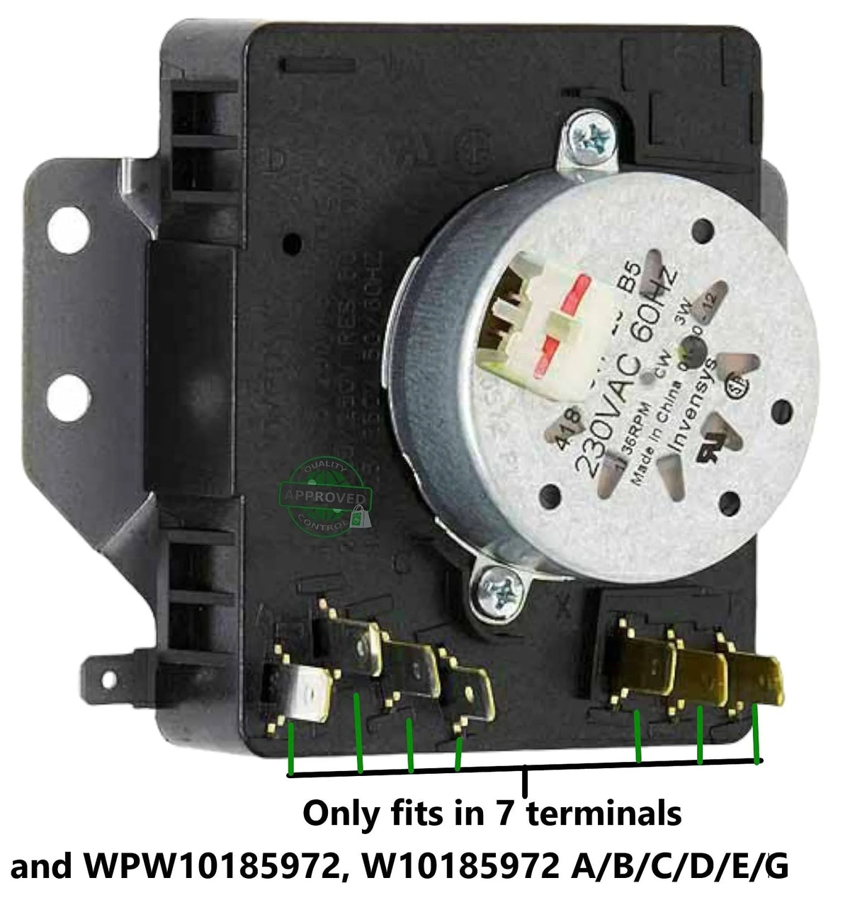 Dryer Timer 1" Shaft D336