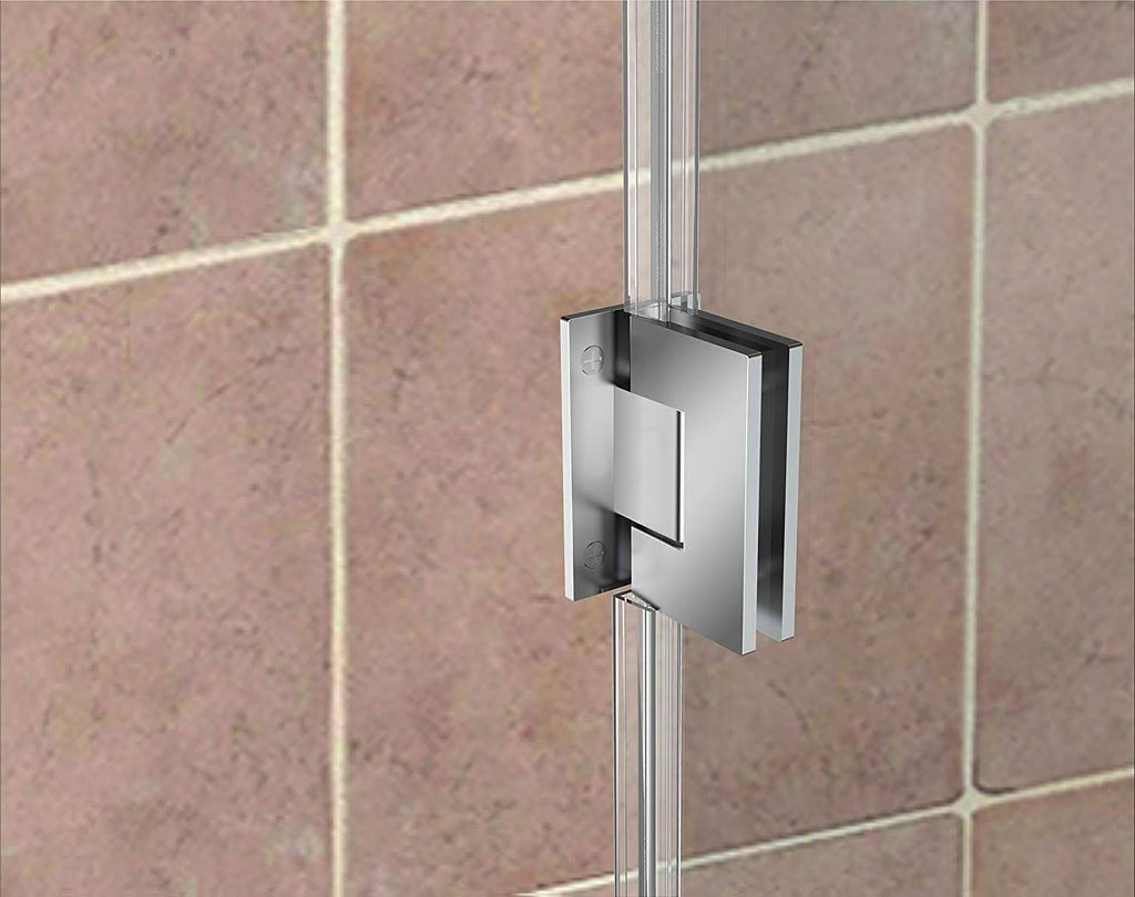 72x22 High x 28x22 Wide Frameless Shower Door Chrome F433974