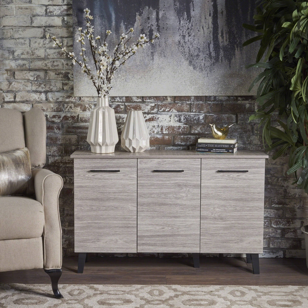 Mid Century Modern Fiberboard Cabinet B4695