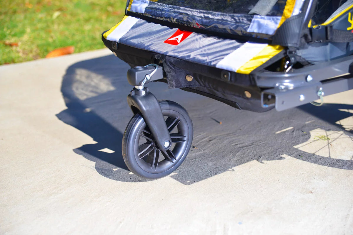 Steel 2-Child Bicycle Trailer and Stroller C738