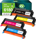 Remanufactured Toner Cartridge, 1 Black, 1 Cyan, 1 Magenta, 1 Yellow C580