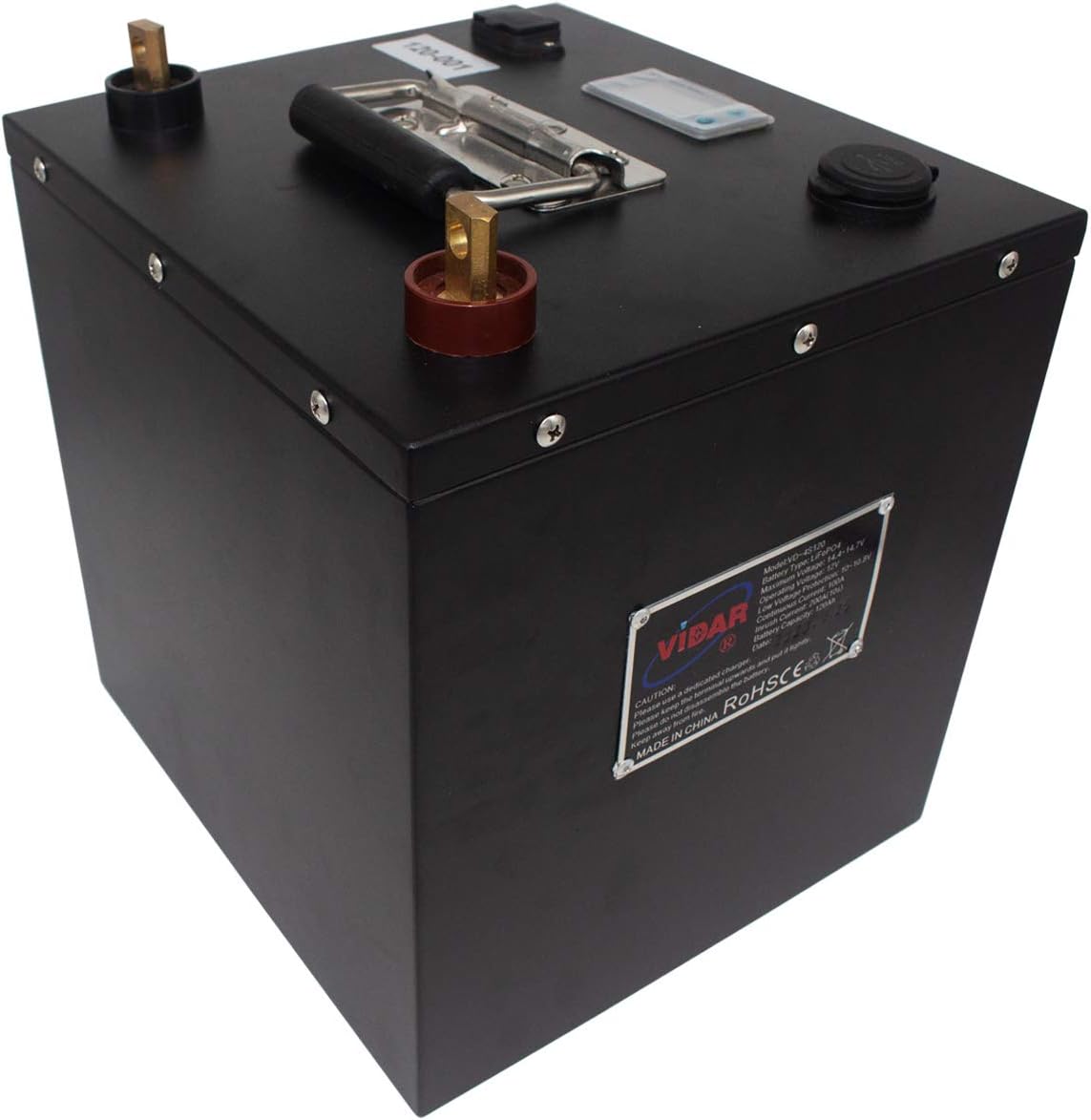 12V 120Ah LiFePO4 Deep-Cycle Battery with Built-in BMS T114
