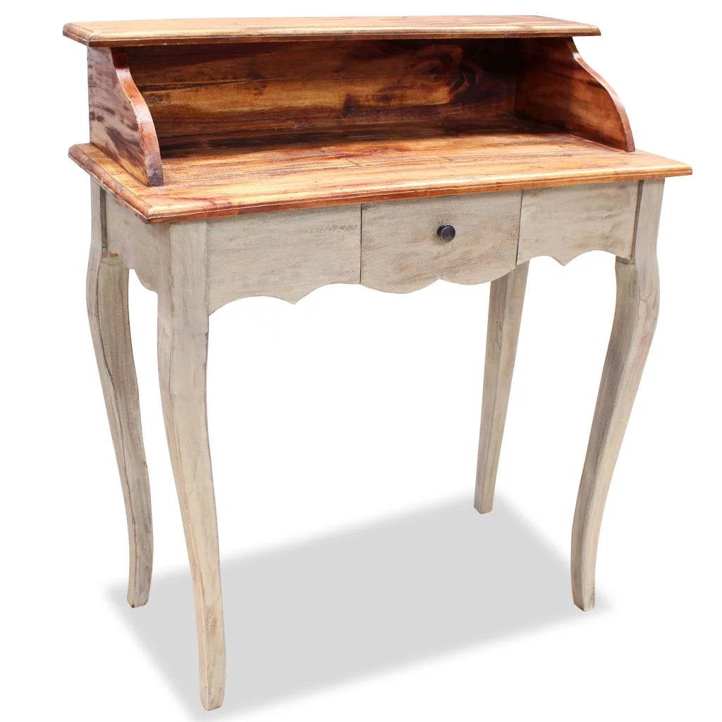 Solid Reclaimed Wood Writing Desk X291