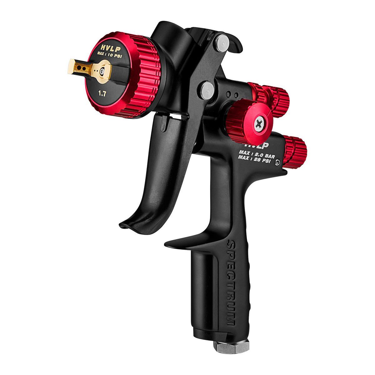 HVLP Gravity Feed Spray Gun with Side Fan Control D29195