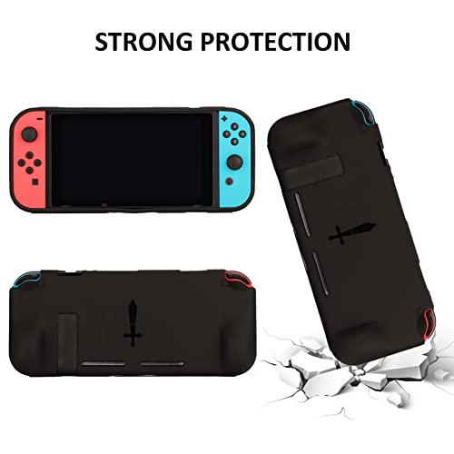 23 in 1 Carrying Case with Steering Wheels Screen Protectors Charging Dock Grips Caps A63167