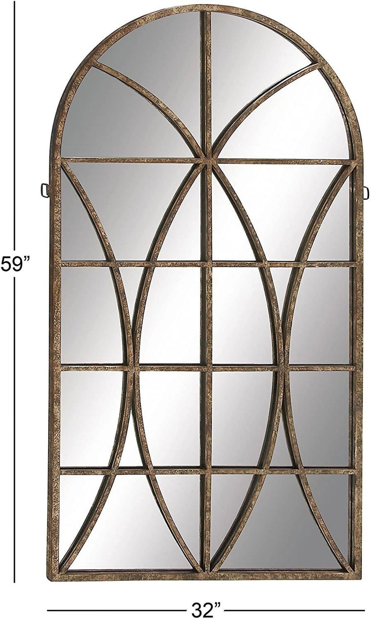 Glass Arched Wall Mirror X723