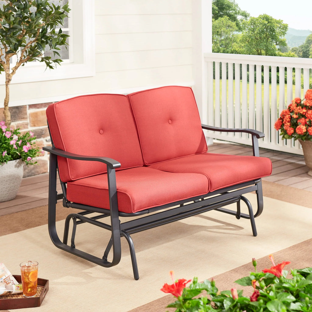 Steel Outdoor Glider Bench A90400