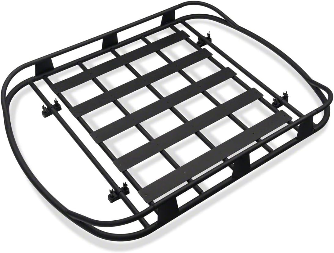 Textured Black Roof Rack Basket N3990