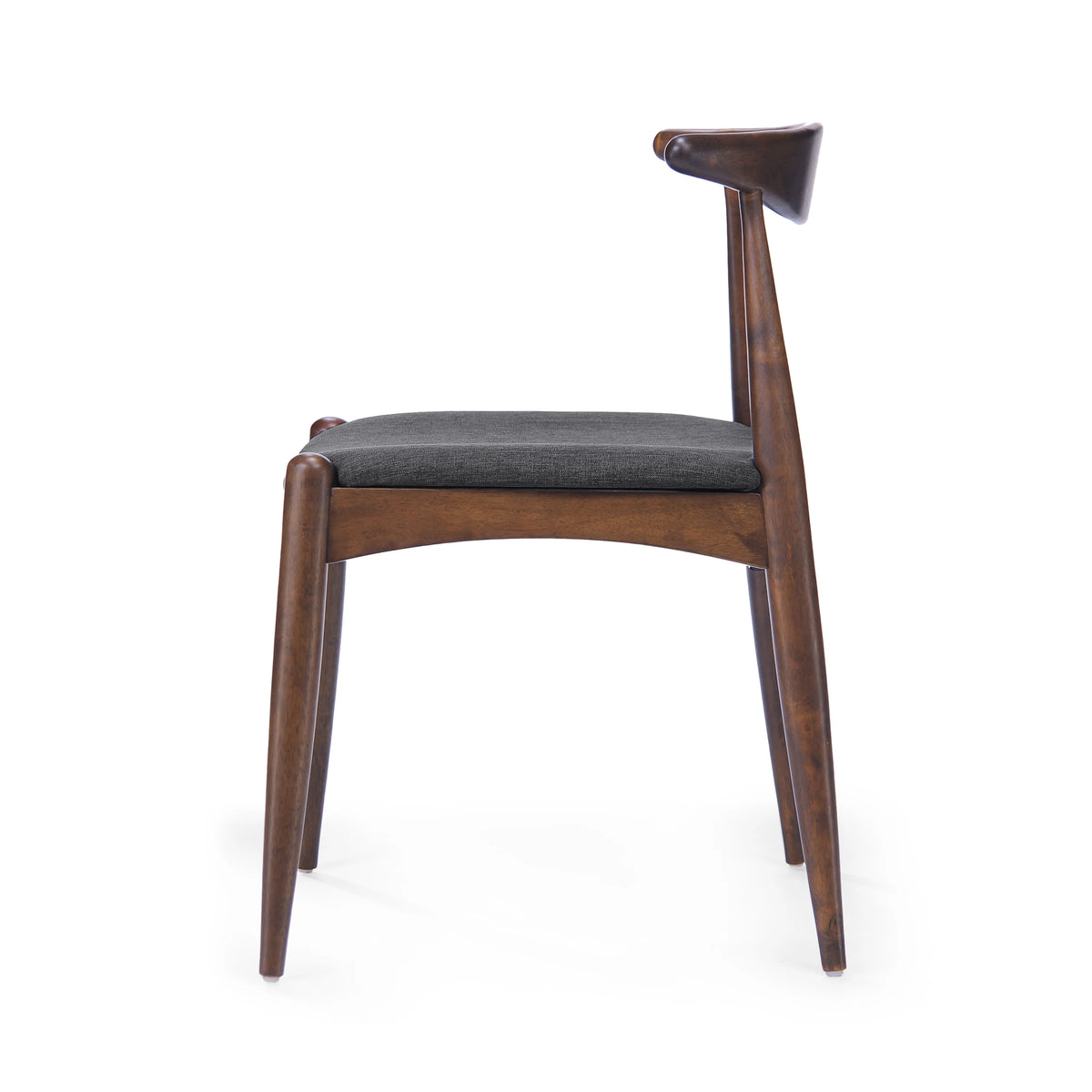 Charcoal Fabric Upholstered Dining Chairs, Set of 2 M5315