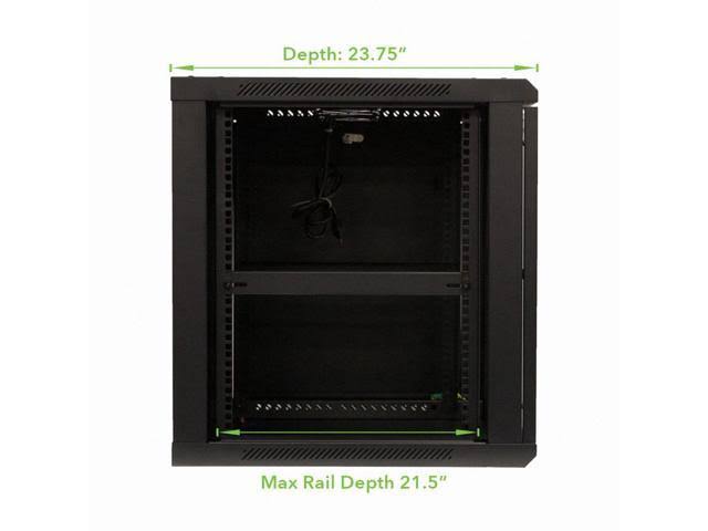 12U Wall Mount Network Server Cabinet Rack Enclosure I13787