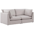 Beige Linen Textured Modular Sofa Z2054