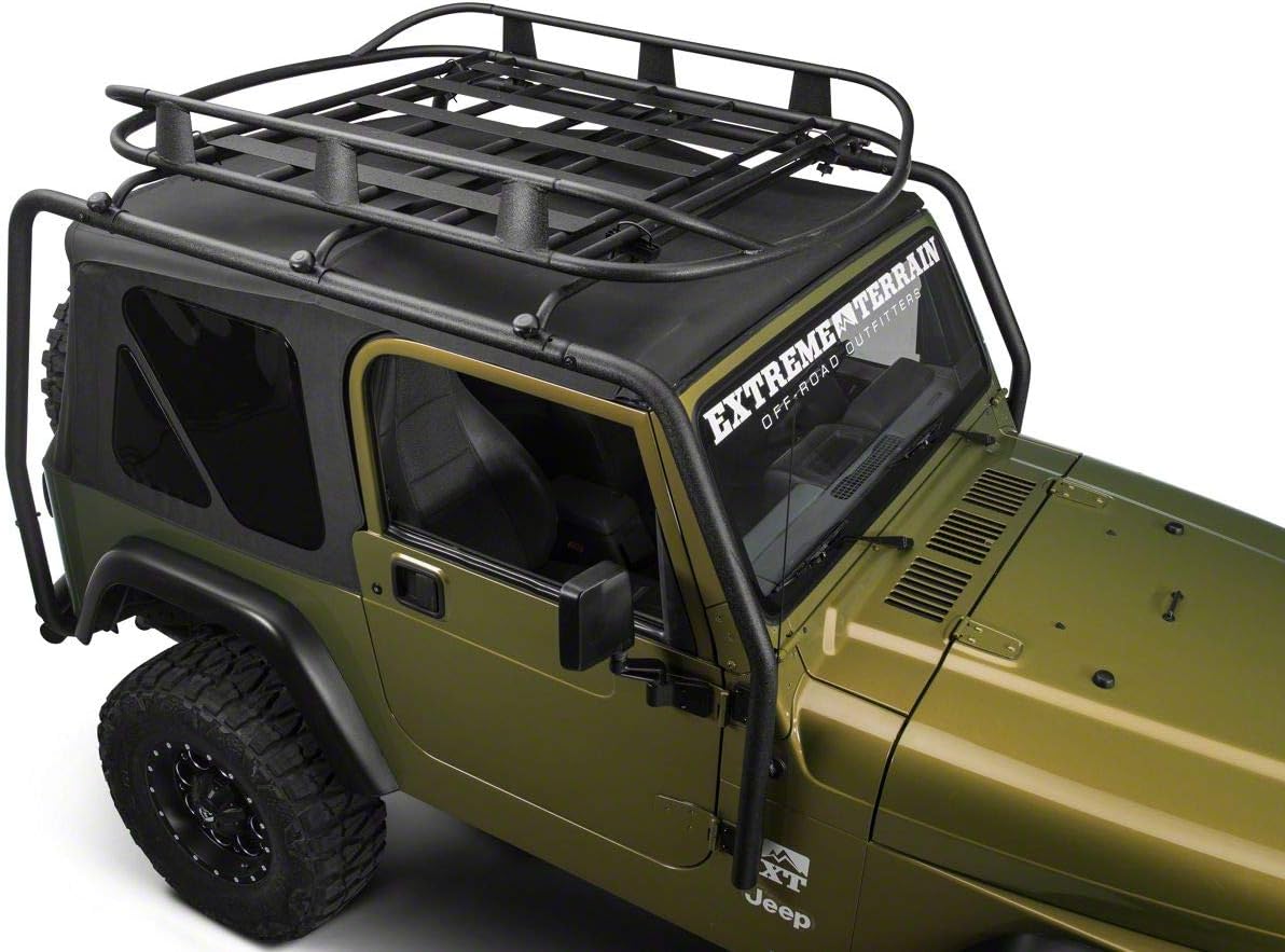 Textured Black Roof Rack Basket N3990