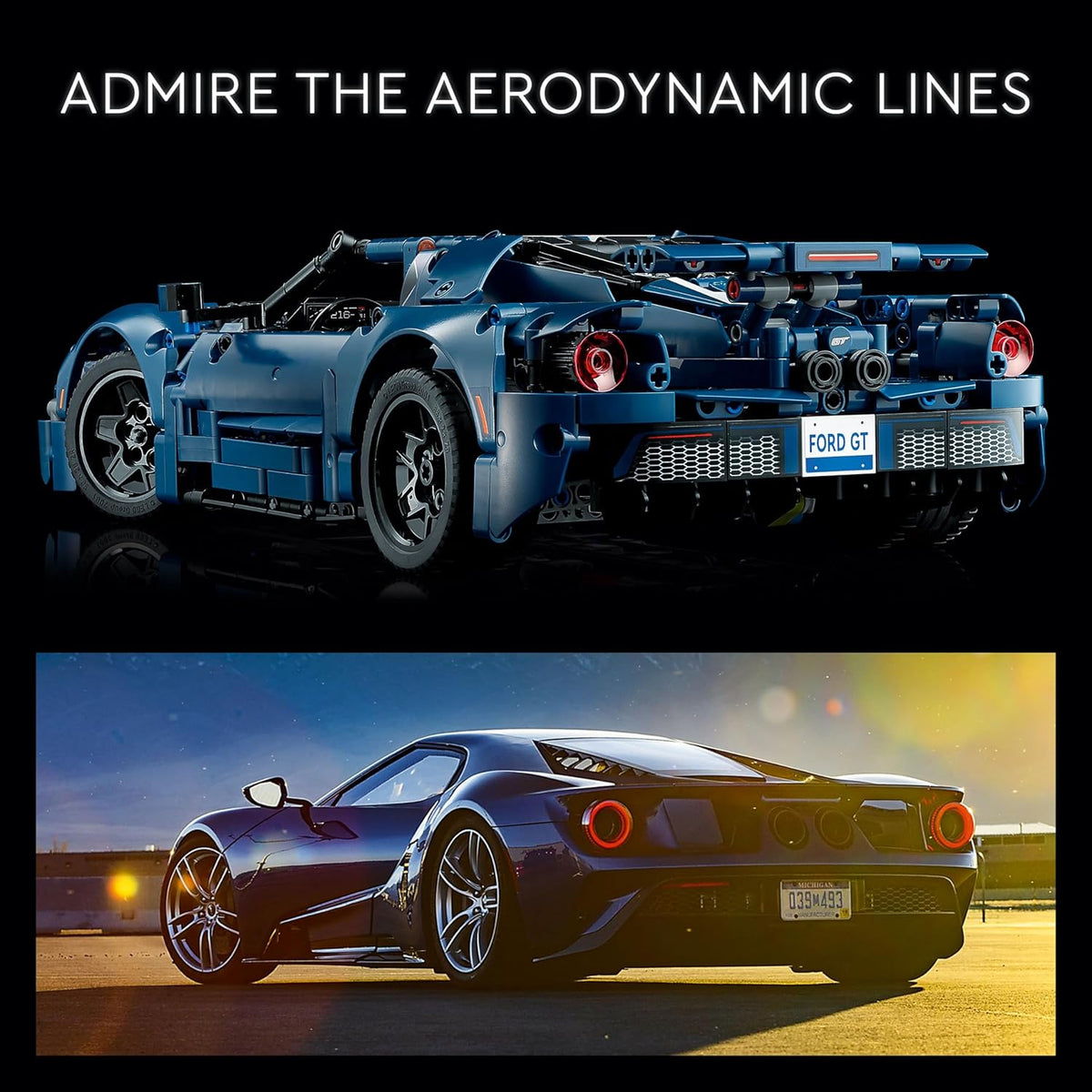 2022 Ford GT Racing Car Toy Blocks S4416