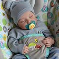 17 Inch Silicone Realistic Reborn Baby Doll with Feeding Kit X15841