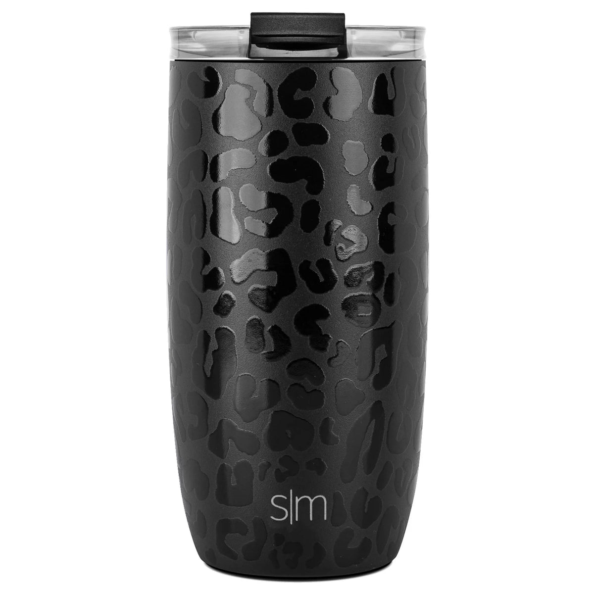 Stainless Steel Vacuum Insulated Tumbler with Flip Lid and Straws 16 fl oz Q358