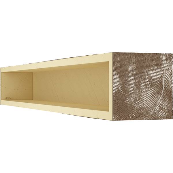 Knotty Pine Faux Wood Fireplace Mantel, Vintage Mahogany K71895