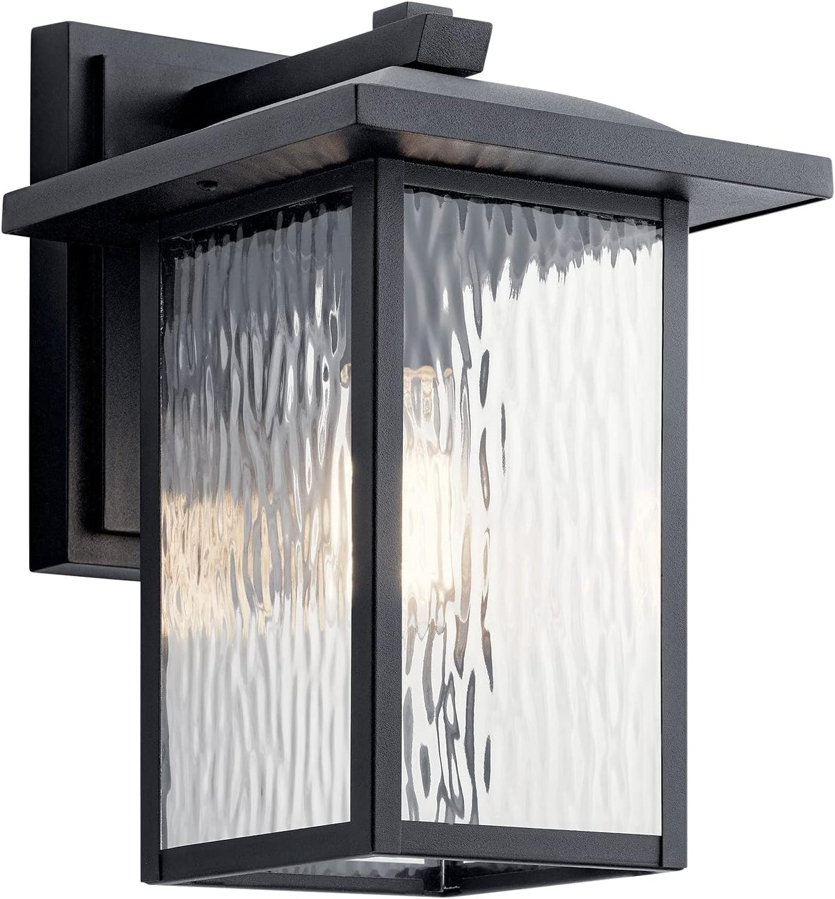 Textured Black Outdoor Wall Light C598