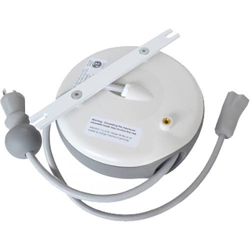10 ft. Retractable Reel with Static Female Tap - Black W966