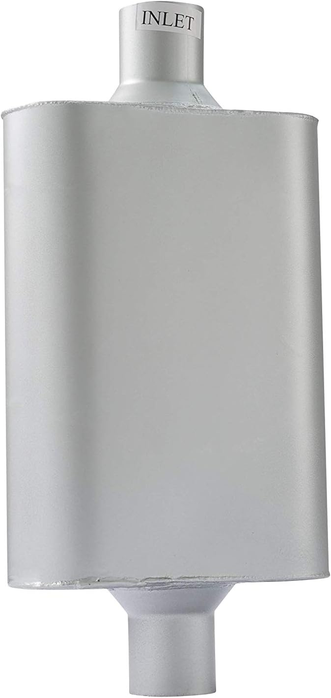 2 inch Inlet/Outlet Dual Chamber Muffler Pack of 2 D316297