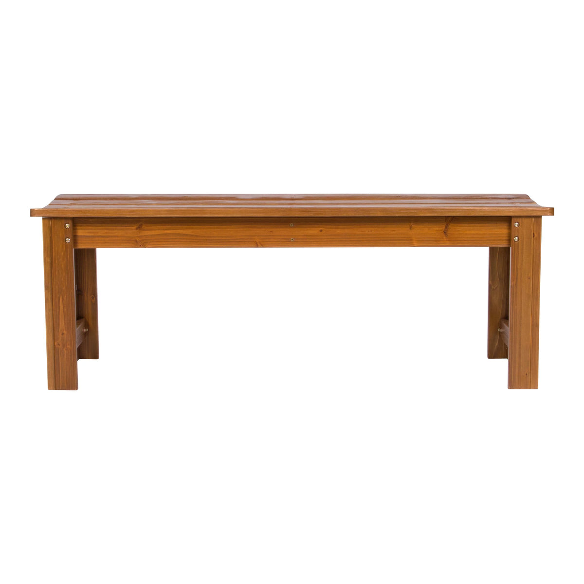 4 Ft. Backless Wooden Garden Bench H61842