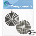 2-Pack 8 inch 6 Turns & 6 inch 5 Turns Surface Burner Elements O152