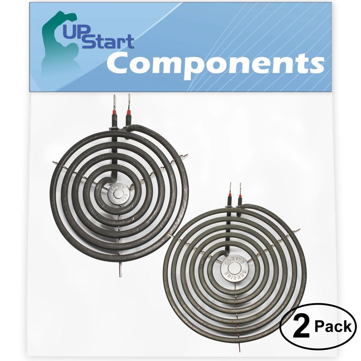 2-Pack 8 inch 6 Turns & 6 inch 5 Turns Surface Burner Elements O152