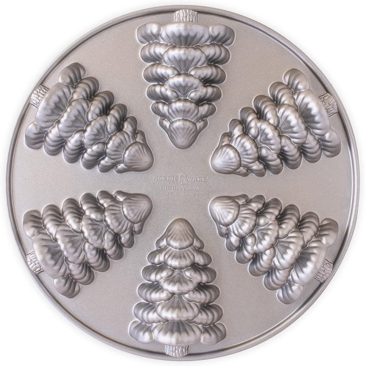 Silver 2.5 Cup Capacity Cakelet Pan C857693