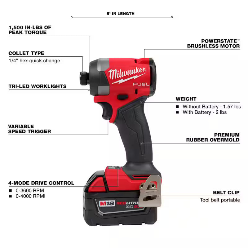 18-V Lithium Ion Brushless Cordless Combo Kit (2-Tool) with 2 Batteries G953
