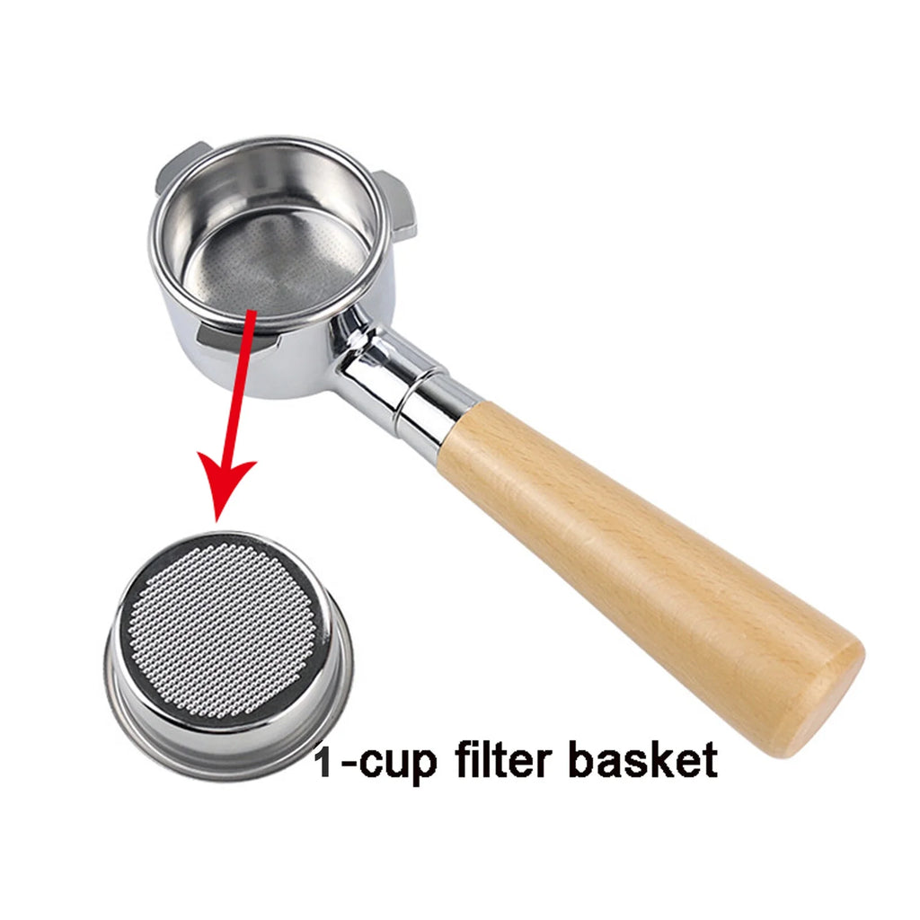 54mm Naked Bottomless Portafilter with Filter Basket M106