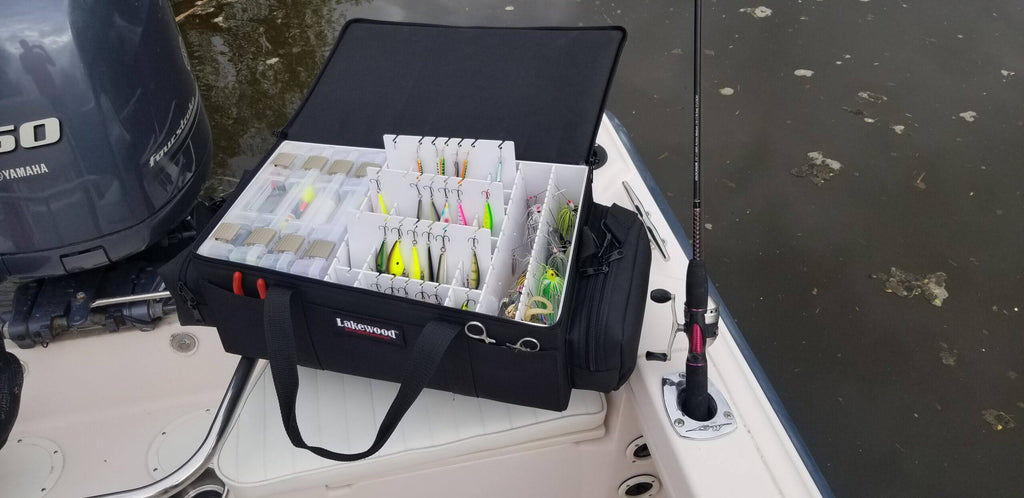 Black Soft-Sided Fishing Lure Case D787