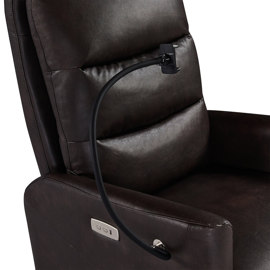 Brown Power Recliner Chair L2634