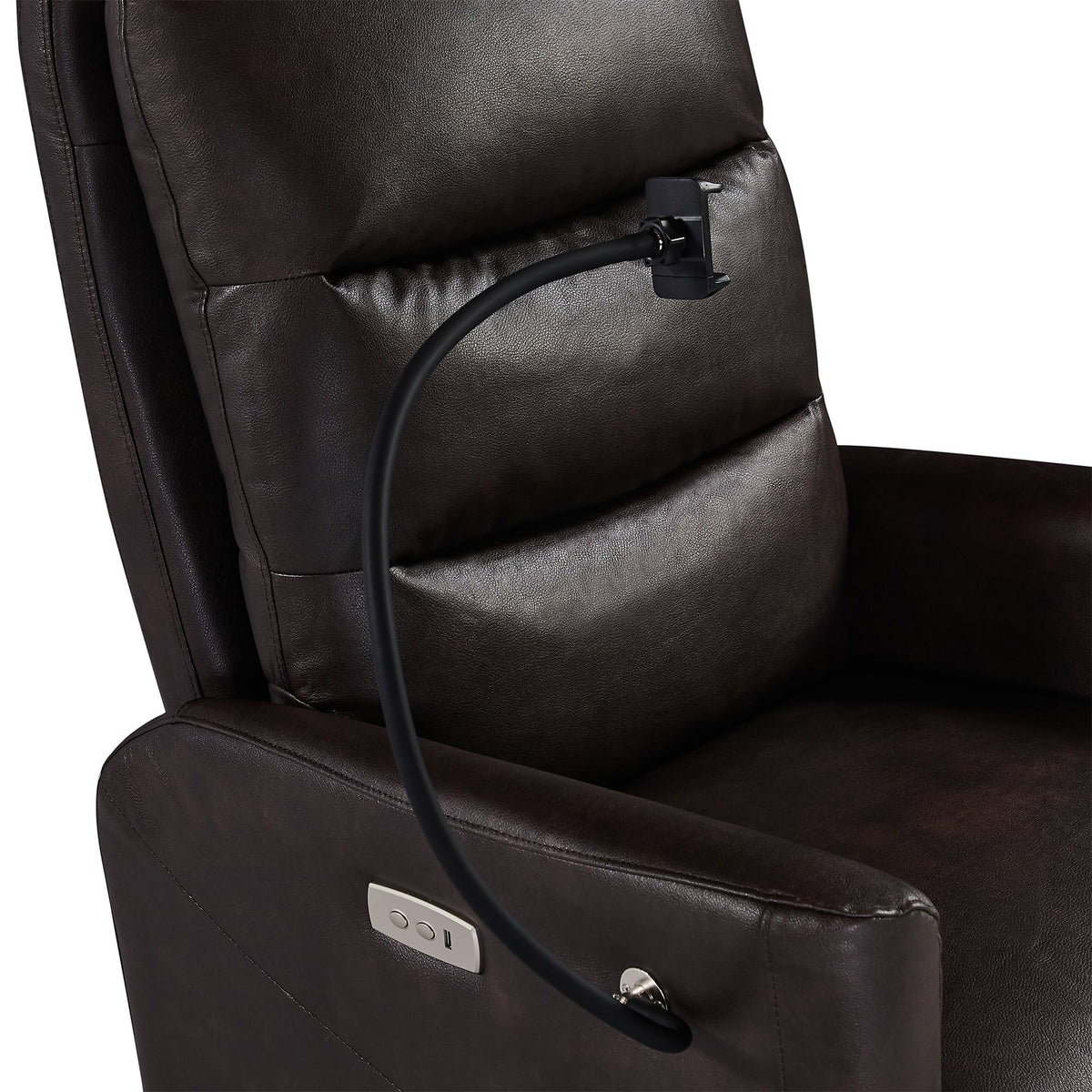 Brown Power Recliner Chair L2634
