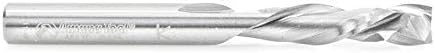 CNC Solid Carbide Compression Spiral 1/4 Dia x 7/8 x 1/4 Shank Pack of 2 J2755
