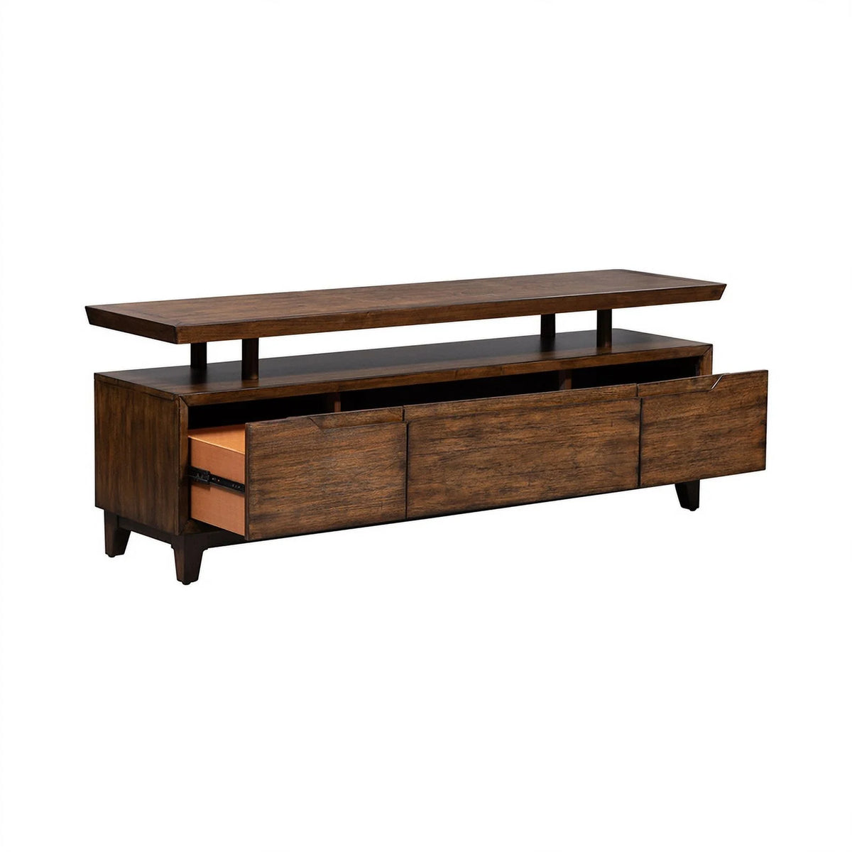 Modern Wood TV Console in Mahogany A690722